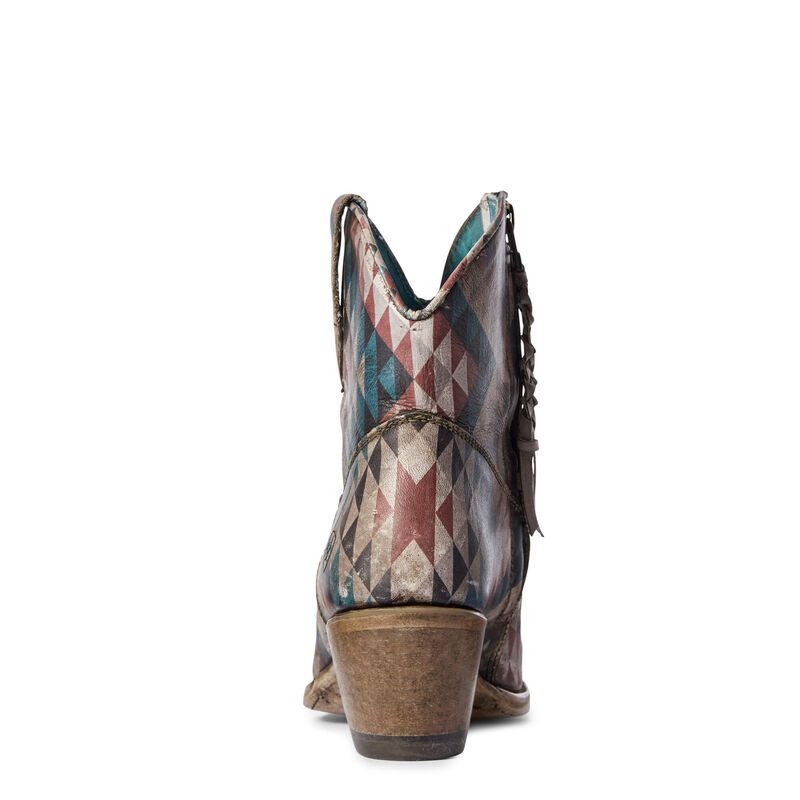 Buty Zachodnie Damskie Ariat Circuit Cruz Kolorowe | PL-403473