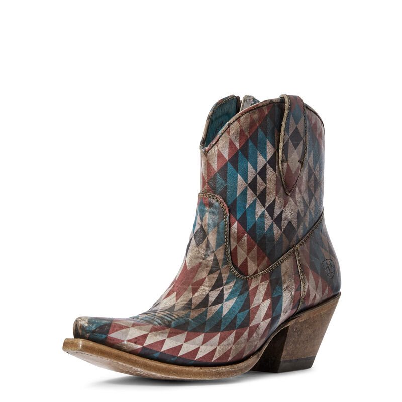 Buty Zachodnie Damskie Ariat Circuit Cruz Kolorowe | PL-403473