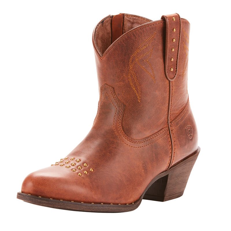 Buty Zachodnie Damskie Ariat Dakota Brązowe | PL-832348