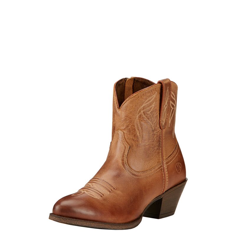 Buty Zachodnie Damskie Ariat Darlin Brązowe | PL-730556