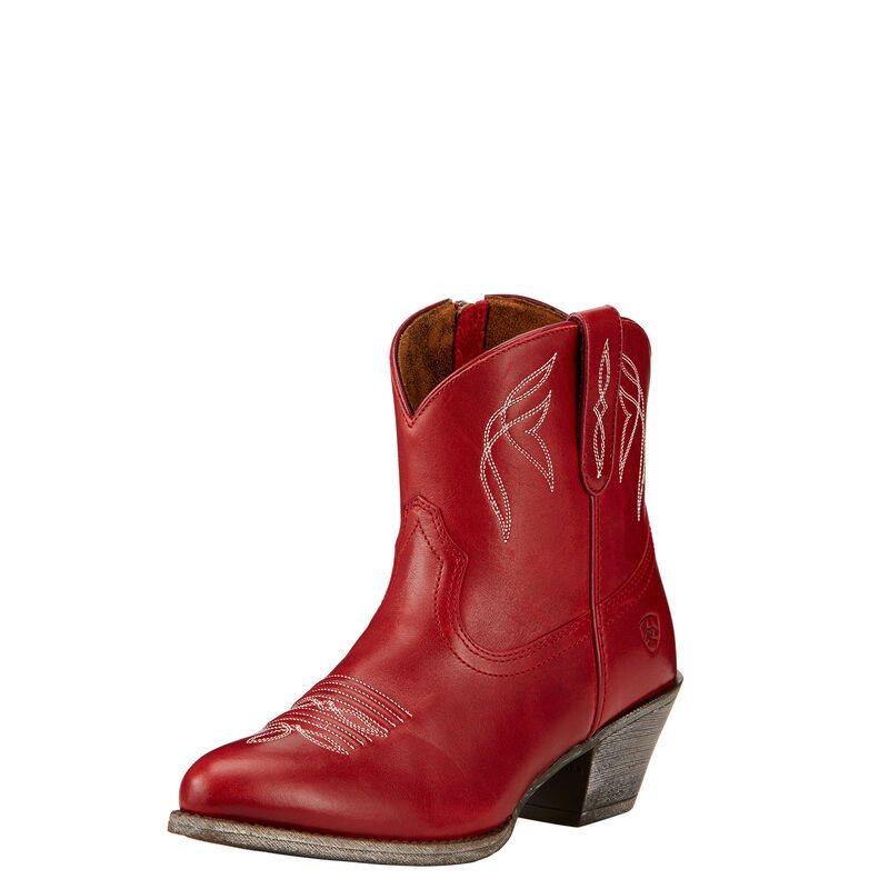 Buty Zachodnie Damskie Ariat Darlin Czerwone | PL-716108