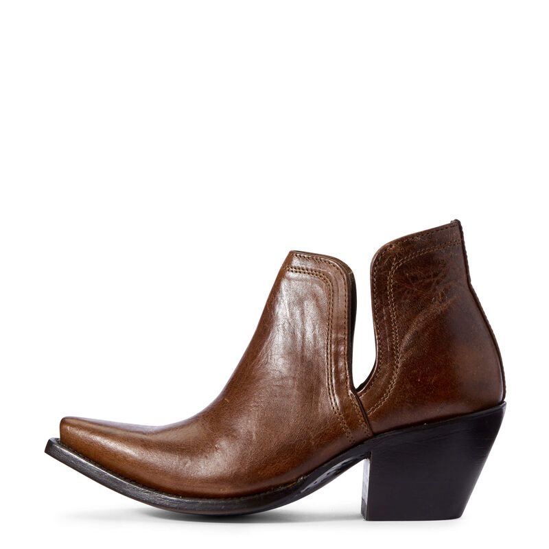 Buty Zachodnie Damskie Ariat Dixon Brązowe | PL-696662