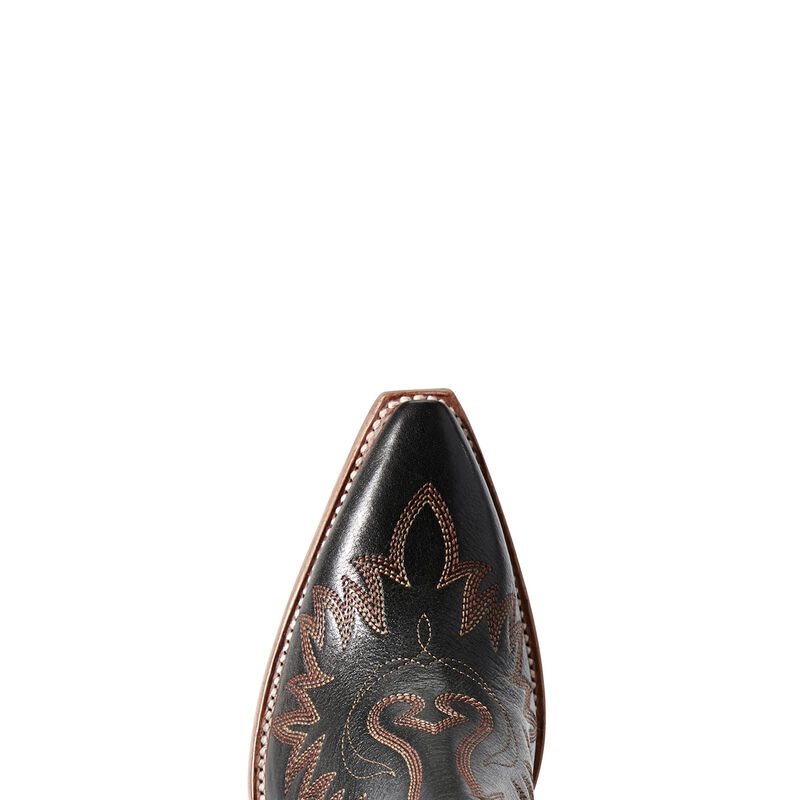 Buty Zachodnie Damskie Ariat Dixon Czarne Brązowe | PL-323513