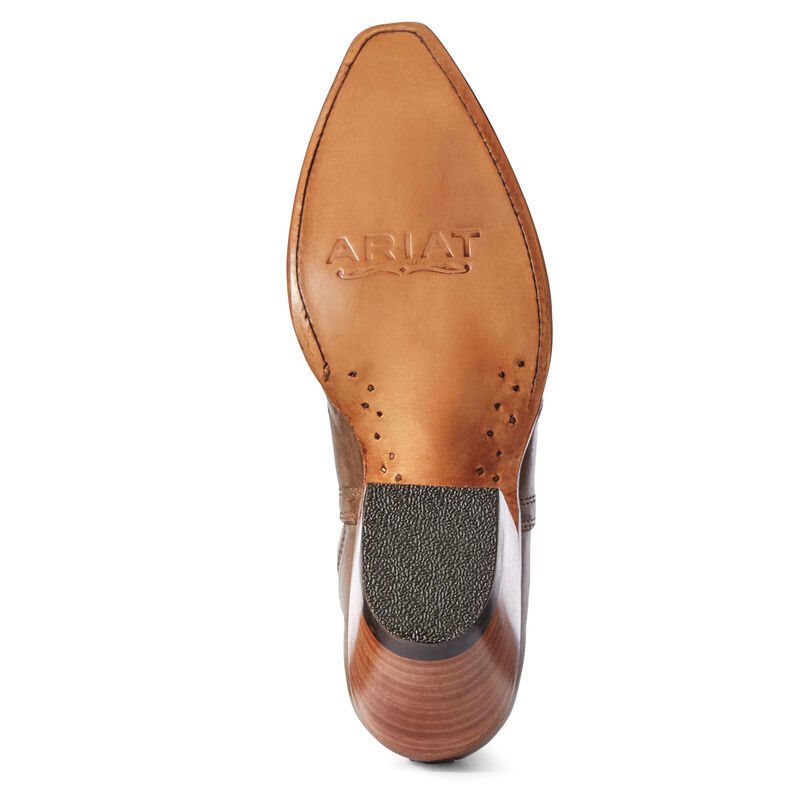 Buty Zachodnie Damskie Ariat Dixon Studded Kawa | PL-285525