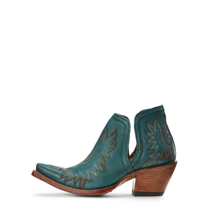 Buty Zachodnie Damskie Ariat Dixon Zielone | PL-797862