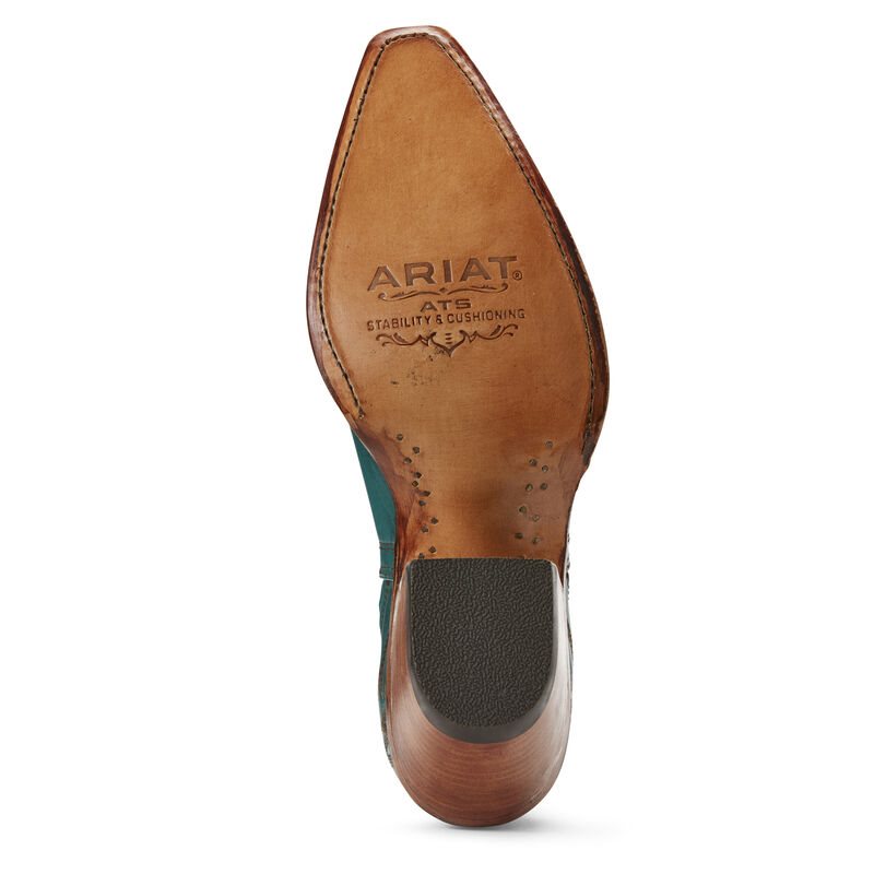 Buty Zachodnie Damskie Ariat Dixon Zielone | PL-797862