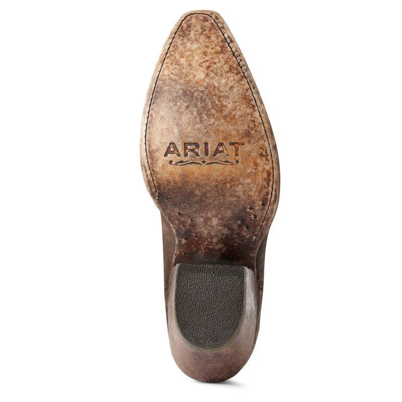 Buty Zachodnie Damskie Ariat Eclipse Beżowe Brązowe | PL-019828