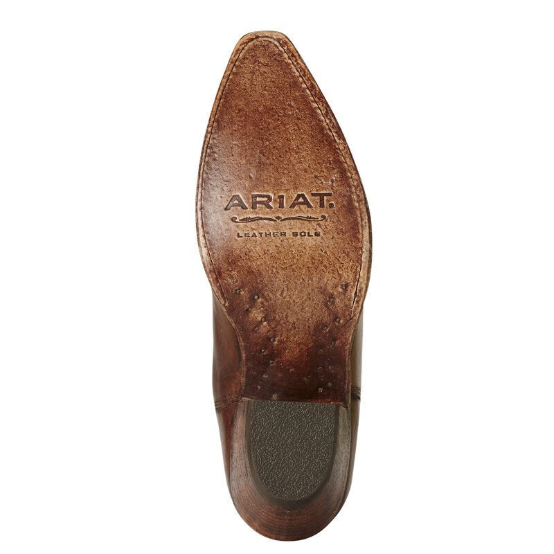 Buty Zachodnie Damskie Ariat Josefina Czerwone Brązowe | PL-065192