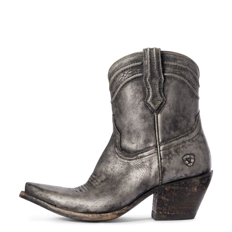 Buty Zachodnie Damskie Ariat Legacy X Metalowym Srebrne | PL-745282