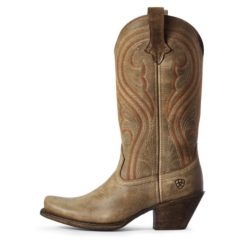 Buty Zachodnie Damskie Ariat Lively Ciemny Khaki | PL-395300