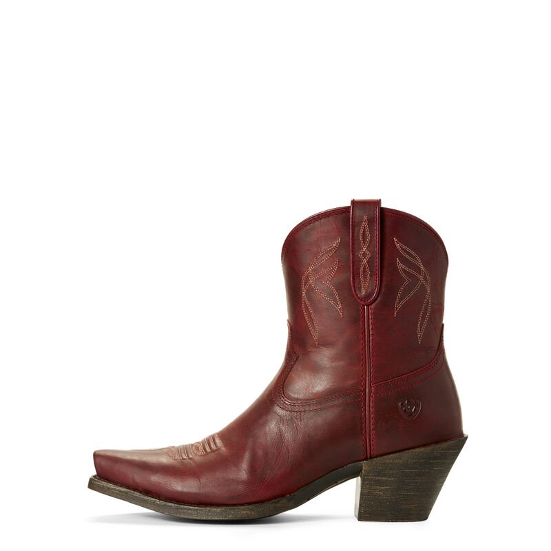 Buty Zachodnie Damskie Ariat Lovely Bordowe | PL-821957