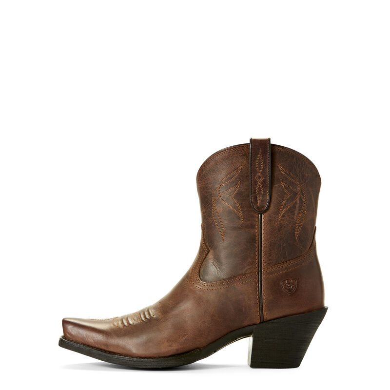 Buty Zachodnie Damskie Ariat Lovely Brązowe | PL-875423