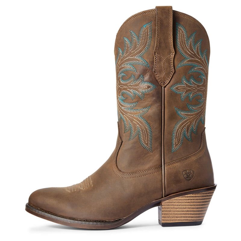 Buty Zachodnie Damskie Ariat Runaway Brązowe | PL-323490