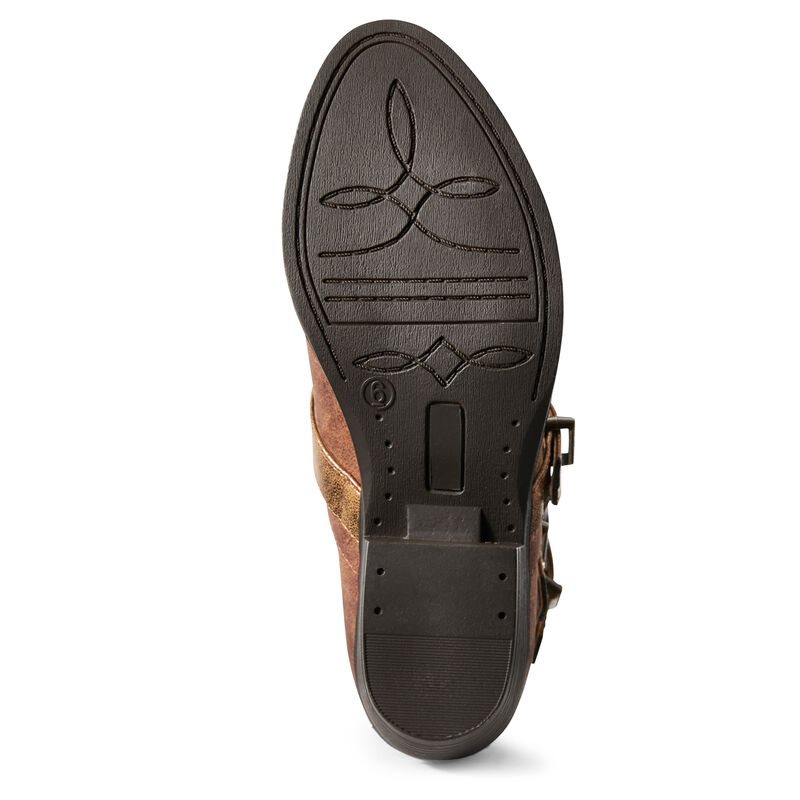 Buty Zachodnie Damskie Ariat Unbridled Melody Brązowe | PL-352500