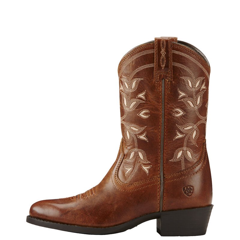 Buty Zachodnie Dziecięce Ariat Desert Holly Brązowe | PL-701138