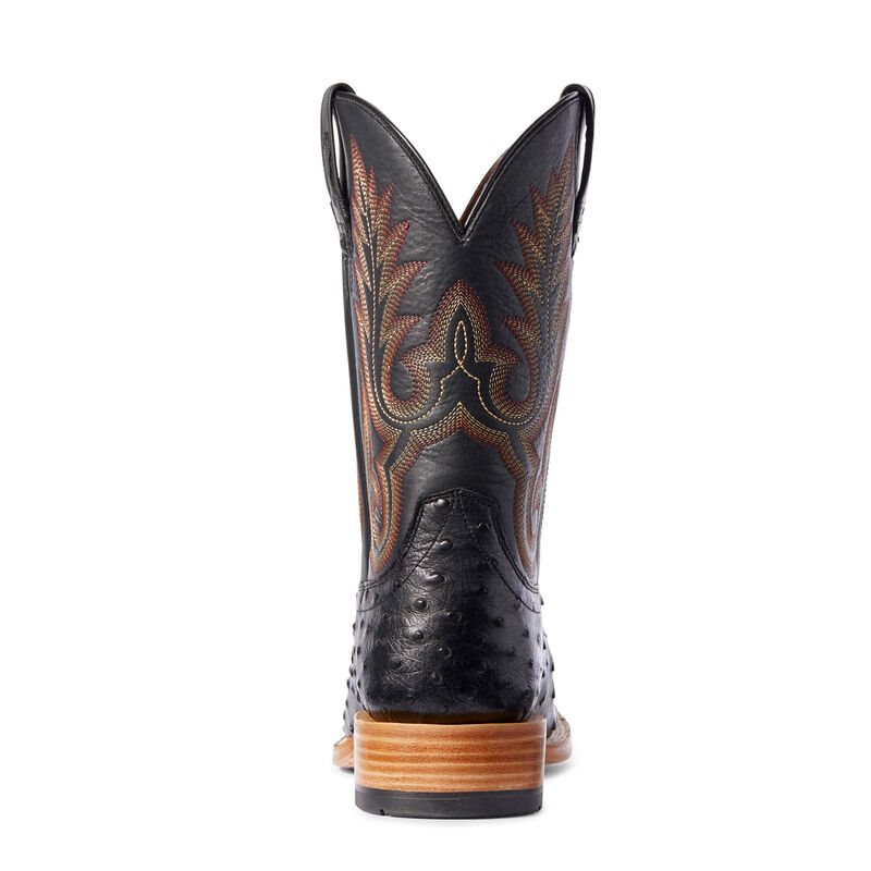 Buty Zachodnie Męskie Ariat Barker Czarne | PL-050686