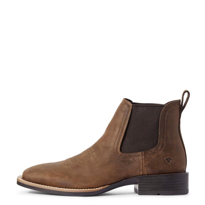 Buty Zachodnie Męskie Ariat Booker Ultra Brązowe | PL-909332