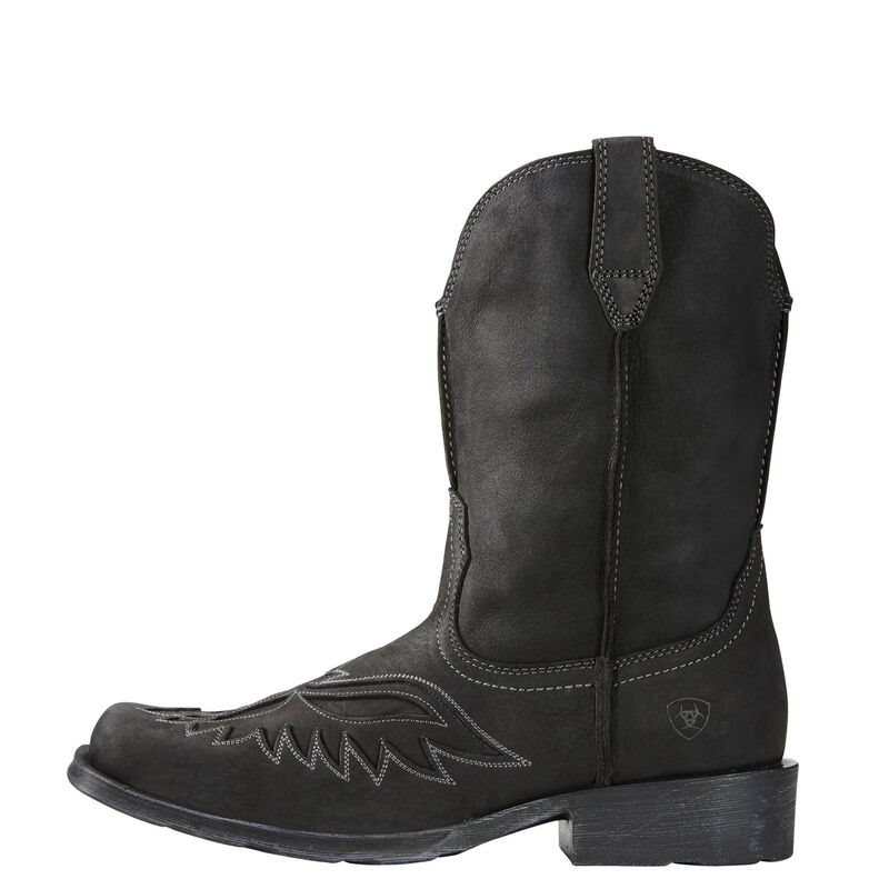 Buty Zachodnie Męskie Ariat Rambler Renegade Czarne | PL-901161