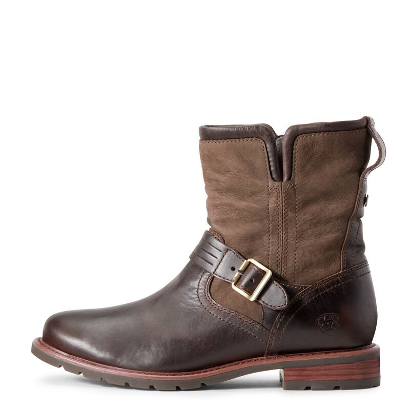 Chodaki Damskie Ariat Savannah Nieprzemakalne Boots Czekolada | PL-567060