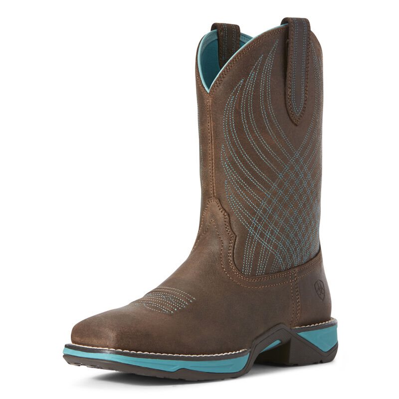 Buty Kowbojki Damskie Ariat Anthem Brązowe | PL-253293