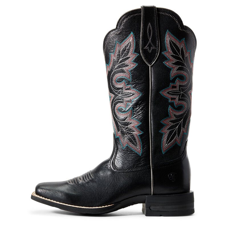 Buty Kowbojki Damskie Ariat Breakout Czarne | PL-113333