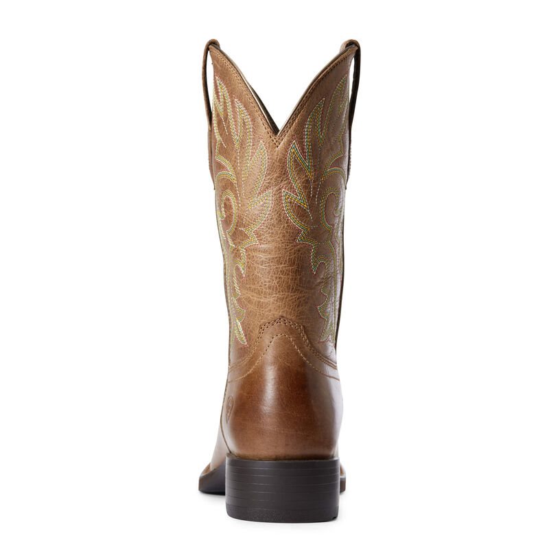 Buty Kowbojki Damskie Ariat Cattle Drive Brązowe | PL-967074