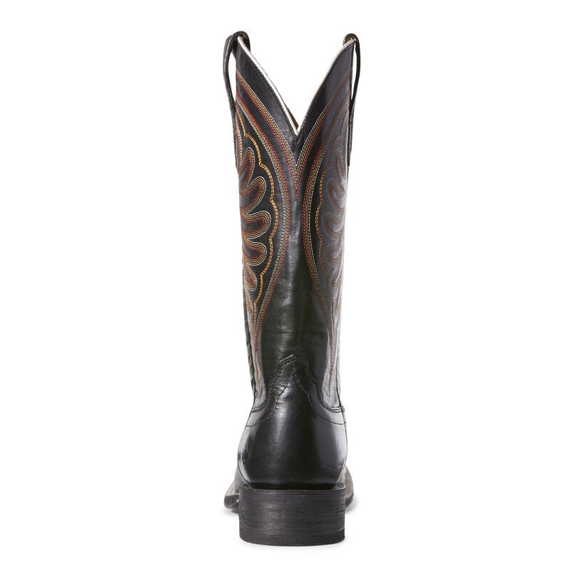 Buty Kowbojki Damskie Ariat Circuit Shiloh Czarne Brązowe | PL-014544