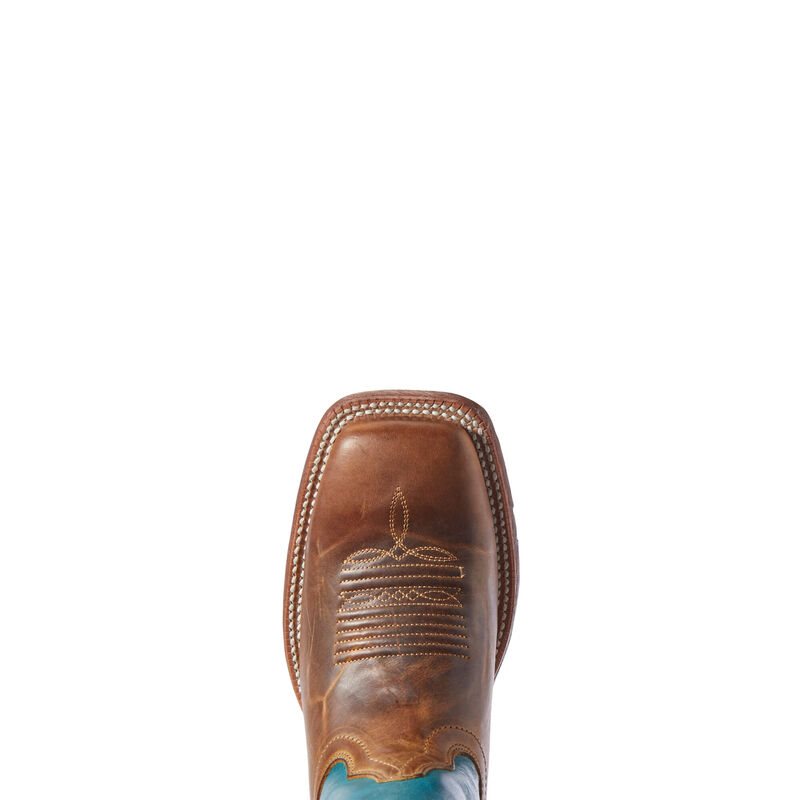 Buty Kowbojki Damskie Ariat Circuit Shiloh Brązowe Zielone | PL-648797