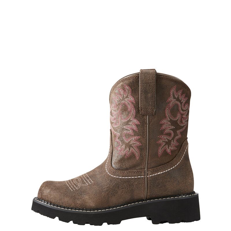 Buty Kowbojki Damskie Ariat Fatbaby Ciemny Brązowe | PL-084485