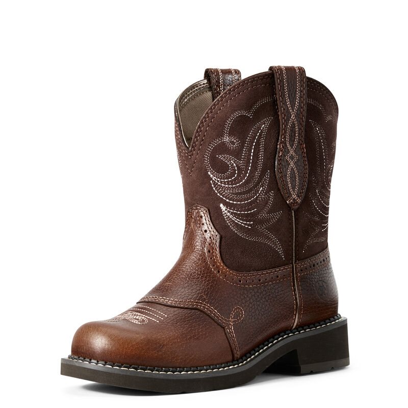 Buty Kowbojki Damskie Ariat Fatbaby Heritage Dapper Miedź | PL-704667