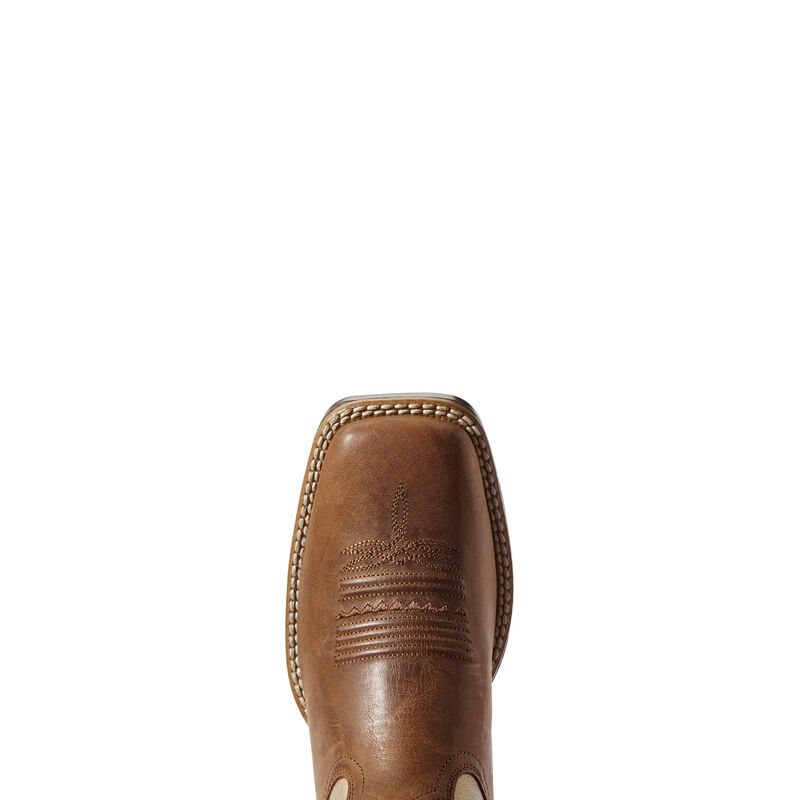 Buty Kowbojki Damskie Ariat PrimeTime Brązowe Khaki | PL-727062