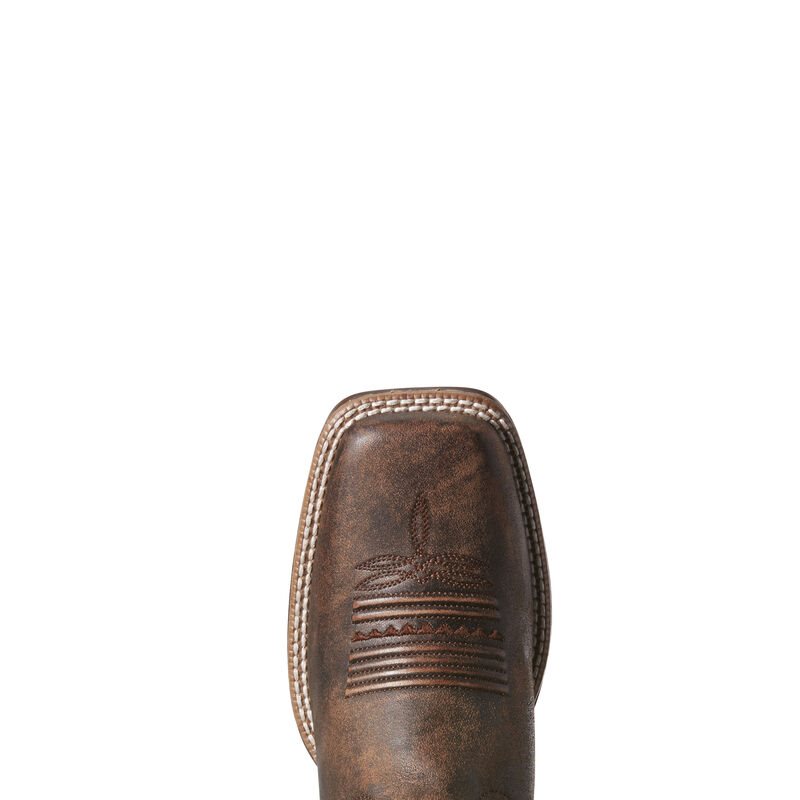 Buty Kowbojki Damskie Ariat PrimeTime Brązowe Niebieskie | PL-902490