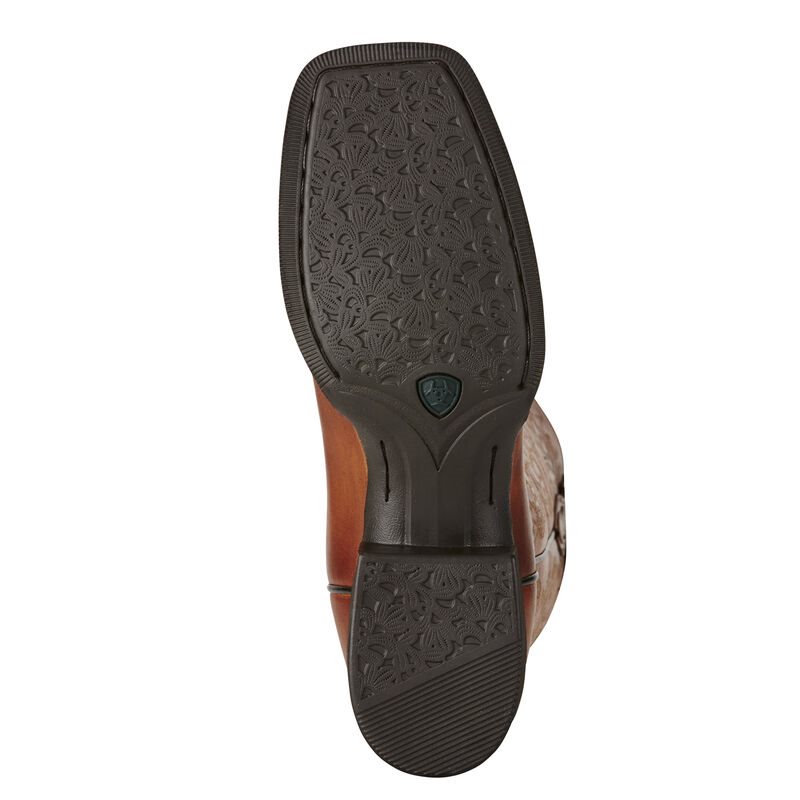 Buty Kowbojki Damskie Ariat Round Up Remuda Beżowe | PL-985316