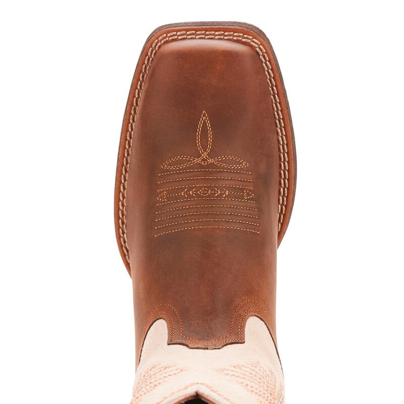 Buty Kowbojki Damskie Ariat Round Up Rio Brązowe | PL-348142