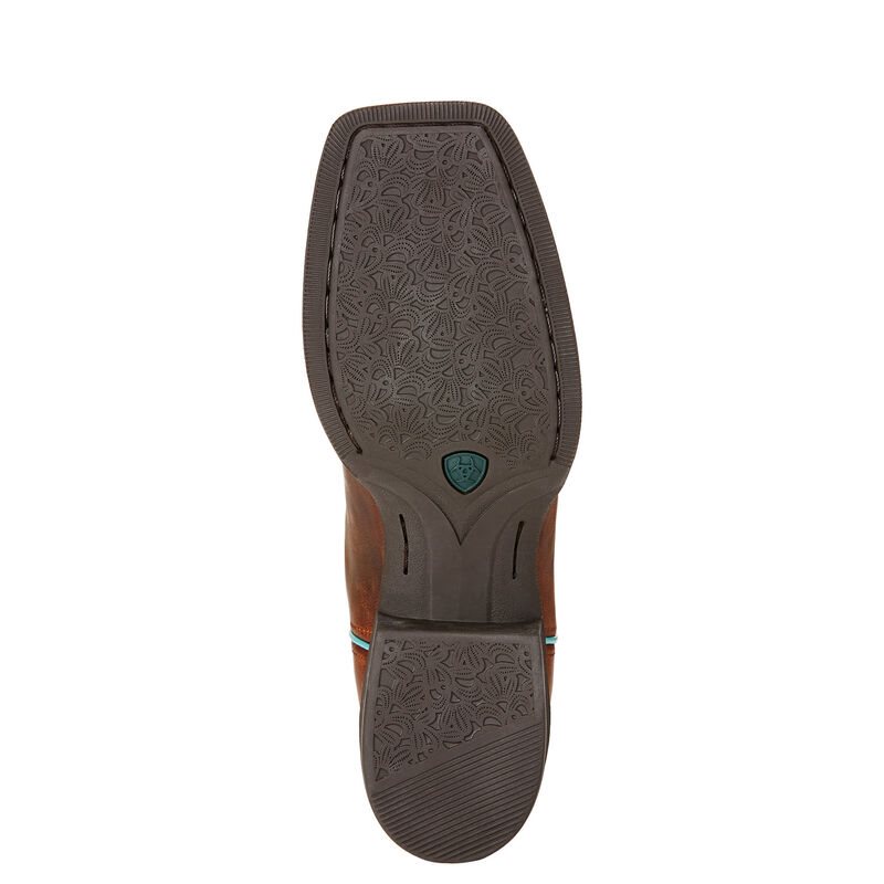 Buty Kowbojki Damskie Ariat Round Up Ryder Miedź | PL-572724