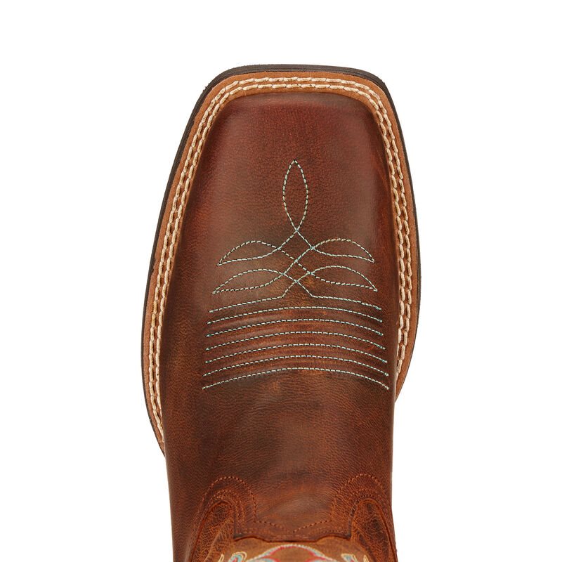 Buty Kowbojki Damskie Ariat Round Up Ryder Miedź | PL-572724