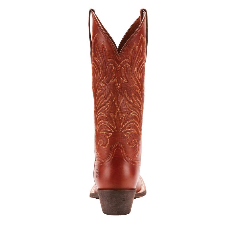 Buty Kowbojki Damskie Ariat Round Up Stockyards Beżowe | PL-273836