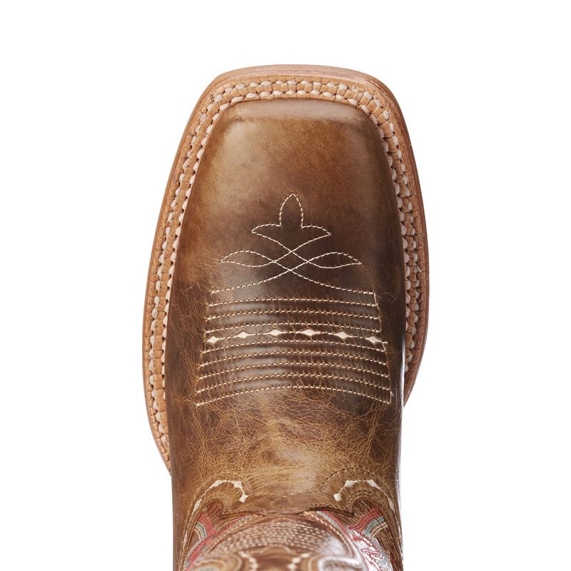 Buty Kowbojki Damskie Ariat Vaquera Brązowe | PL-481889