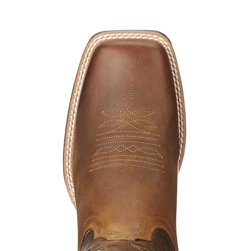 Buty Kowbojki Damskie Ariat VentTEK Ultra Brązowe | PL-323272