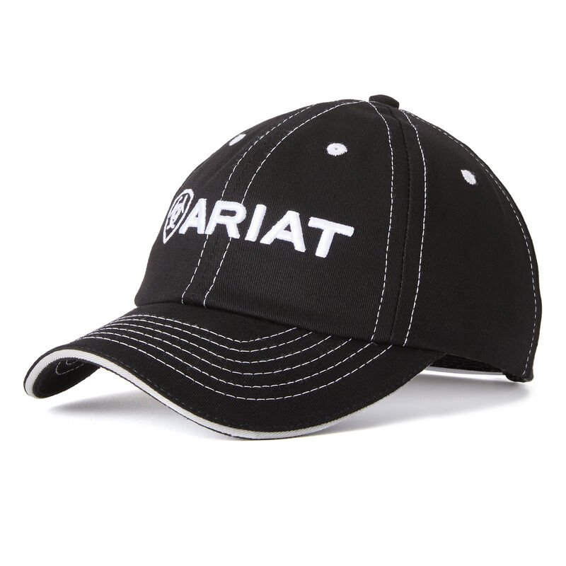 Czapki Męskie Ariat Team II Caps Czarne | PL-455774