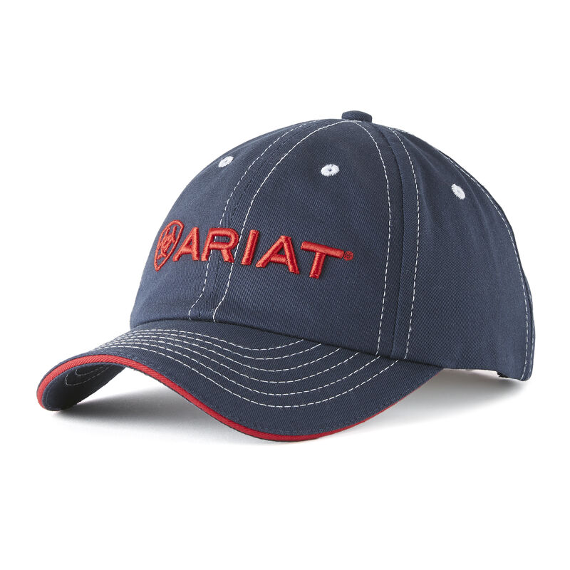 Czapki Męskie Ariat Team II Caps Granatowe Czerwone | PL-491138