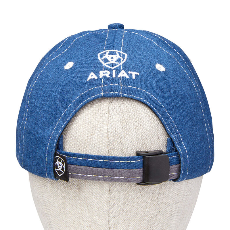 Czapki Męskie Ariat Team II Caps Niebieskie Białe | PL-806095