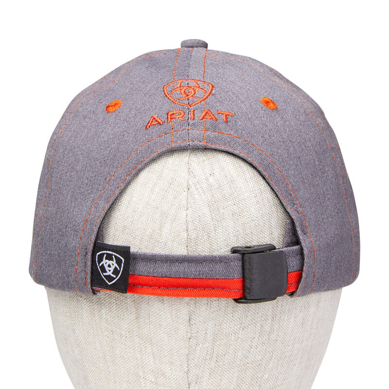 Czapki Męskie Ariat Team II Caps Szare Czerwone | PL-253815