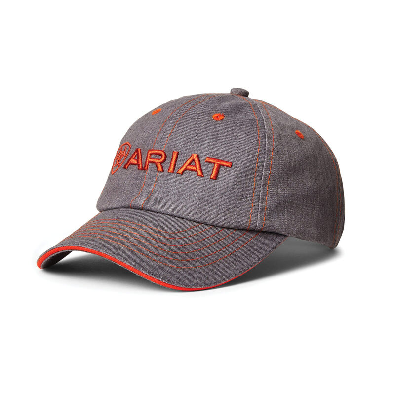 Czapki Męskie Ariat Team II Caps Szare Czerwone | PL-253815