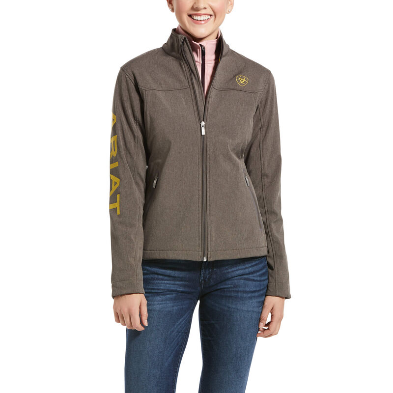 Kurtka Damskie Ariat New Team Softshell Jackets Ciemny Oliwkowe | PL-128393