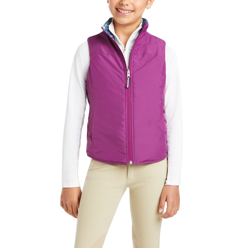 Kurtka Dziecięce Ariat Emma Reversible Insulated Vests Kolorowe | PL-207747