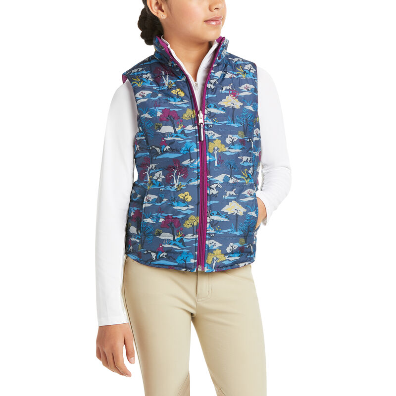 Kurtka Dziecięce Ariat Emma Reversible Insulated Vests Kolorowe | PL-207747