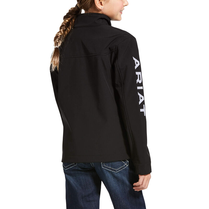 Kurtka Dziecięce Ariat New Team Softshell Jackets Czarne | PL-448514