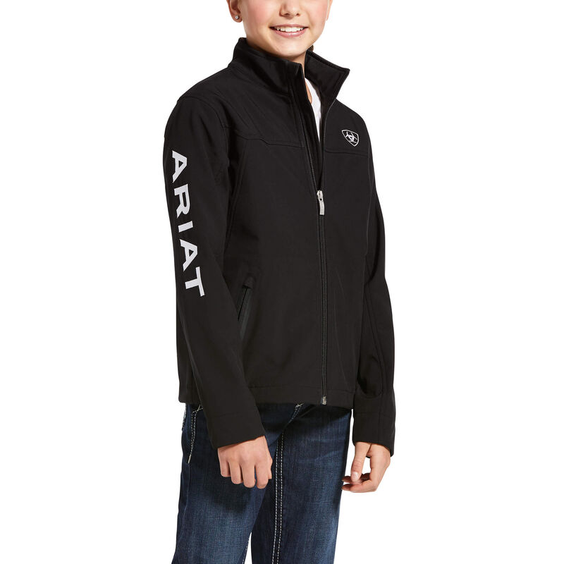 Kurtka Dziecięce Ariat New Team Softshell Jackets Czarne | PL-448514