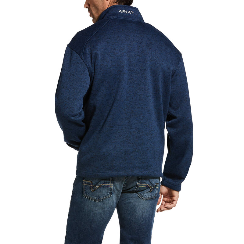 Kurtka Męskie Ariat Caldwell 1/4 Zip Ciemny Indygo | PL-543273